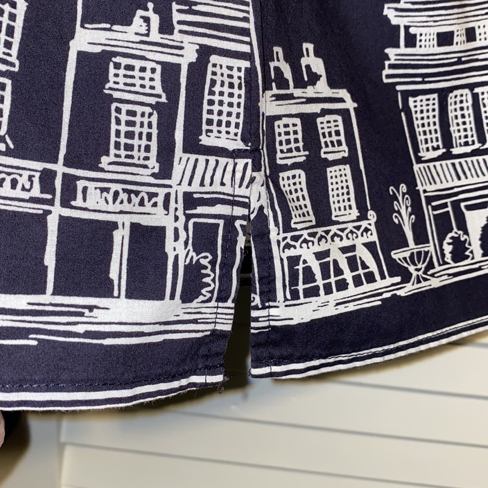 Talbot Pattern Black/White Button Down, Long Slee… - image 4